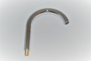 COMPLETE SPOUT WITH FLOW STRAIGHTENER